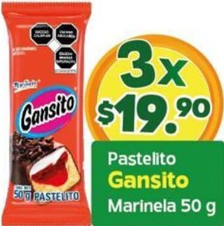 Arteli Pastelito Gansito Marinela 50g oferta