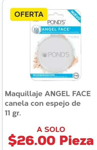 Super Aki Maquillaje Angel Face Canela con Espejo de 11g oferta