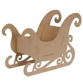 Trineo santa grande 25x36.5x14cm 1pz