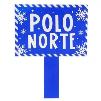 Fantasías Miguel Letrero grande polo norte 45x34.5cm 1pz oferta