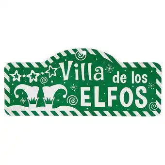 Letrero navidad color 21.5x50cm 1pz