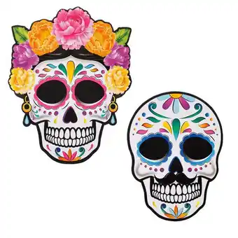 Fantasías Miguel Adorno calavera 45x35cm b/2pz oferta