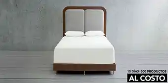Cabecera queen size bob nogal