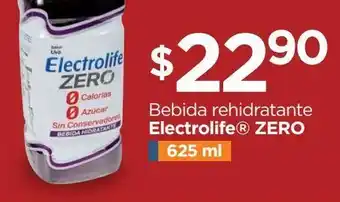 Chedraui Bebida rehidratante electrolife® zero oferta