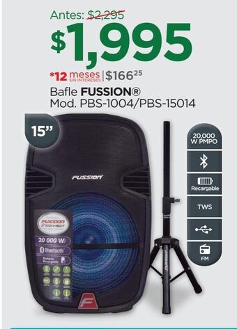 Chedraui Bafle fussion oferta