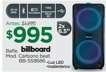 Chedraui Bafle billboard oferta