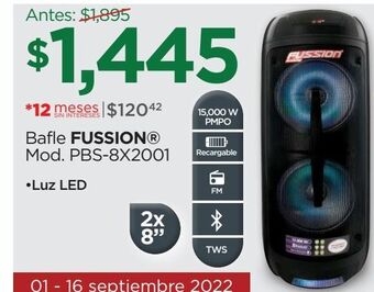 Chedraui Bafle fussion oferta