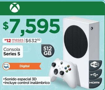 Chedraui Consola series s oferta