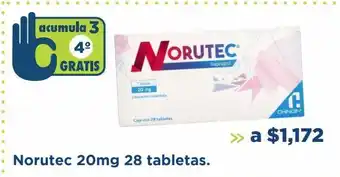 Farmacia San Pablo Norutec 20mg 28 tabs oferta