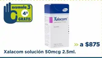 Farmacia San Pablo Xalacom solución 50mcg 2,5ml oferta