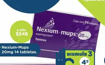Farmacia San Pablo Nexium mups 20mg 14 tabs oferta