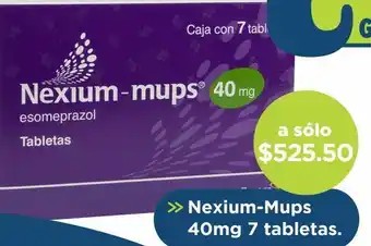 Farmacia San Pablo Nexium mups 40mg 7 tabs oferta