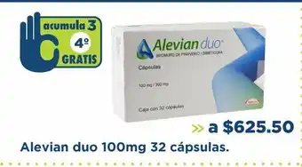 Farmacia San Pablo Alevian duo 100mg 32 cáps oferta