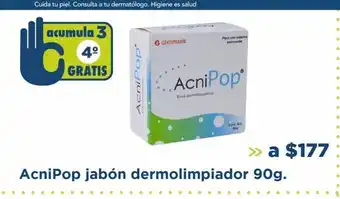Farmacia San Pablo Acnipop jabón dermolimpiador 90g oferta