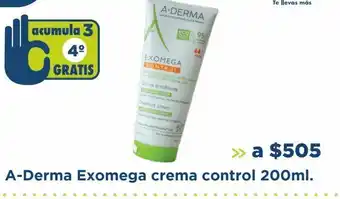 Farmacia San Pablo A-derma exomega crema control 200ml oferta