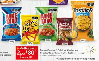 Botana paketaxo, sabritas, chicharrón (2 und)