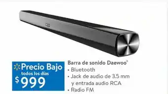 Walmart Barra de sonido daewoo oferta