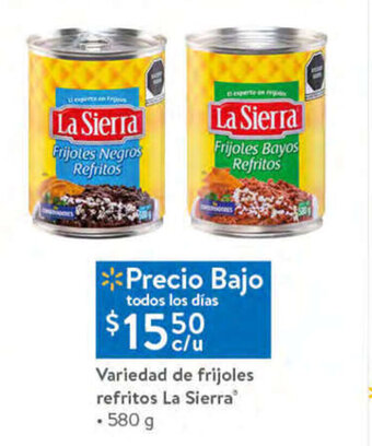 Frijoles refritos la sierra 580g