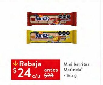 Mini barritas marinela 185g