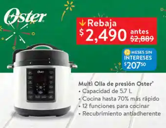 Multi olla de presión oster 5,7l