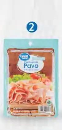 Walmart Pechuga de pavo great value 250g oferta