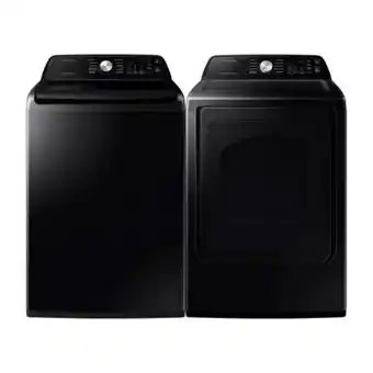 Sam's Club Set de lavadora y secadora samsung 21 kg lavado/24 kg secado negro oferta