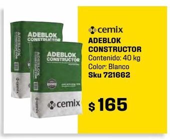 Sodimac Homecenter Adeblok constructor 40 kg oferta