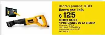 Sodimac Homecenter Sierra sable 4 posiciones oferta