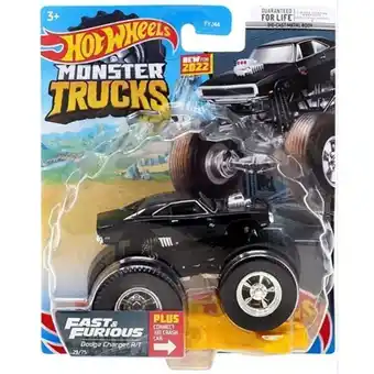 Juguetibici Hot wheels monster trucks - dodge charger r/t 1:64 fyj44 oferta