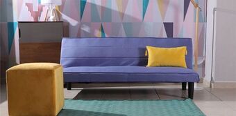 Muebles Dico Sofá cama baal azul oferta