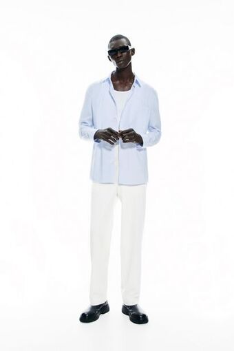 Camisa rayas bolsillo