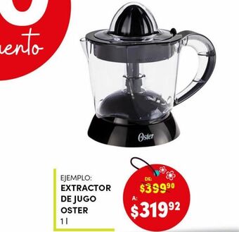 Extractor de jugo oster