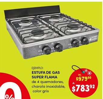 DelSol Estufa de gas super flama oferta