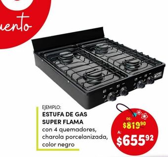 DelSol Estufa de gas super flama oferta