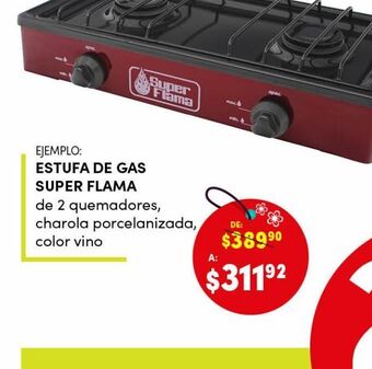 DelSol Estufa de gas super flama oferta