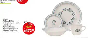 DelSol Vajilla cinsa oferta