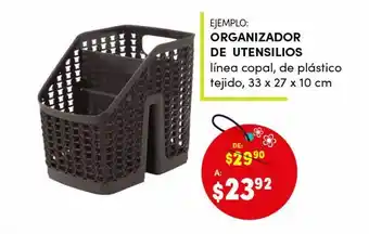 Organizador de utensilios 33 x 27 x 10 cm