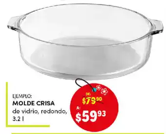 Molde crisa 3,2l