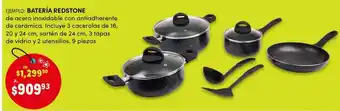 DelSol Batería de cocina redstone oferta