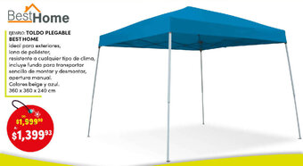 DelSol Toldo plegable best home oferta