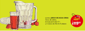 DelSol Juego de agua crisa oferta