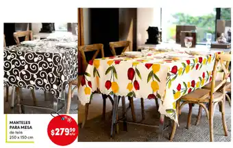 Manteles para mesa