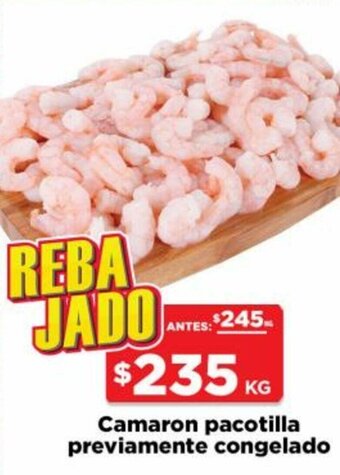 HEB Camaron Pacotilla Previamente Congelado oferta