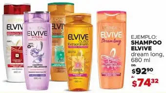 Woolworth Shampoo Elvive 680ml oferta