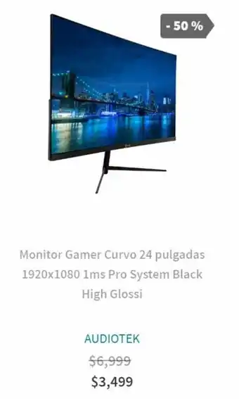 Monitor Gamer Curvo 24"