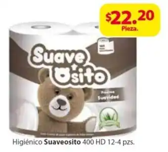 Higiénico Suave O'Sito 400HD 12-4 pzs
