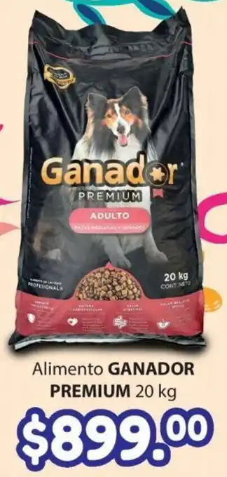 Alimento Ganador Premium 20kg