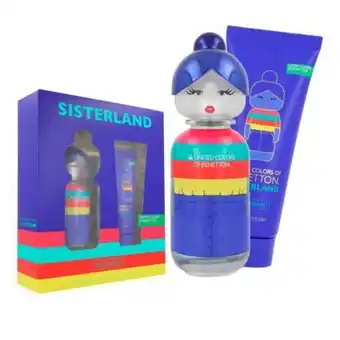 Sam's Club Set united colors of benetton sisterland blue neroli para dama 80 ml oferta