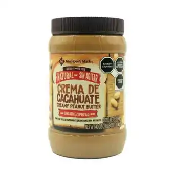 Crema de cacahuate member's mark 1.13 kg