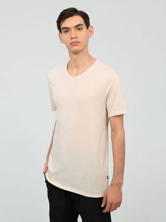 Cuidado con el Perro Playera básica cuello v oferta
